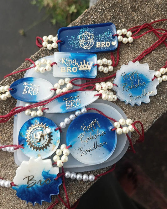 Customized Resin Art Rakhi – A Timeless Bond of Love