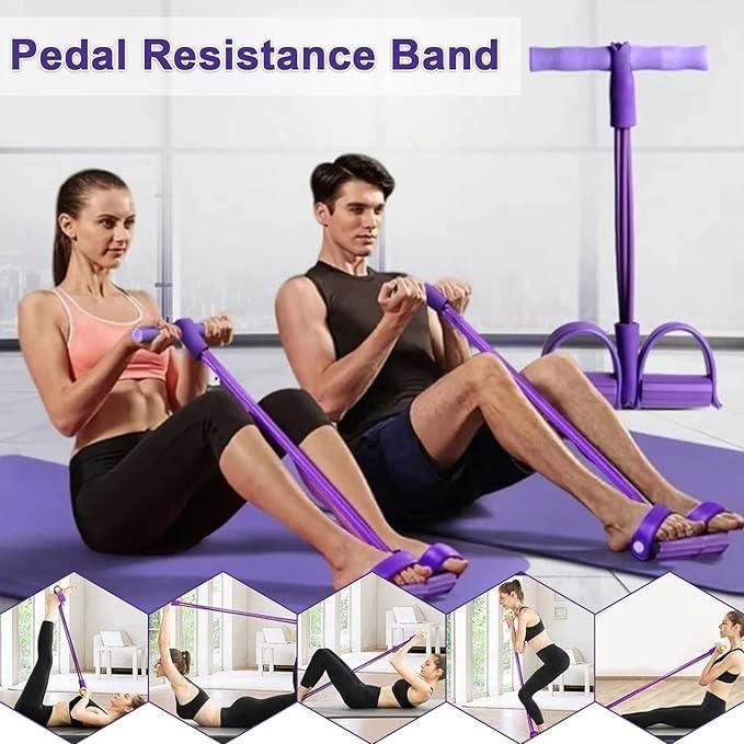 🔥 Flat 50% OFF Today Only! Yoga Pedal Puller Resistance Band Fitness Equipment