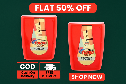 Last Day Sale 50% off - Max Turbo Electricity Saver & Money Saver (Pack Of 2)